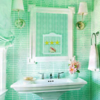 jubin bilik mandi hijau
