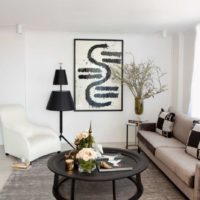 Modernas un oriģinālas interjera dizaina idejas dzīvokļa fotoattēlam
