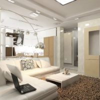 Stylové designové řešení v interiéru obývacího pokoje