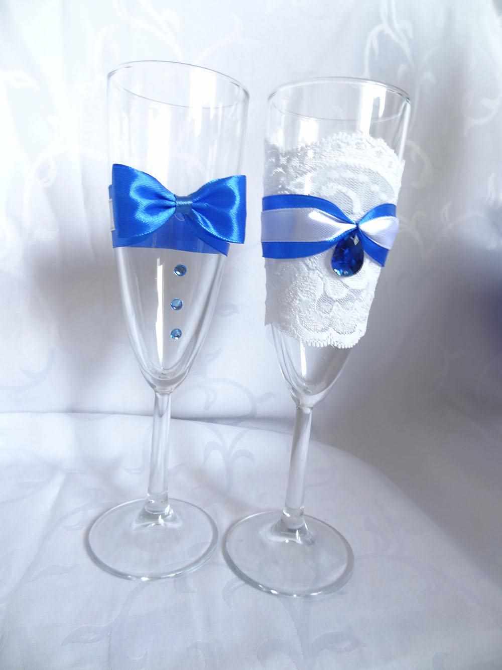 idea hiasan terang reka bentuk gelas perkahwinan