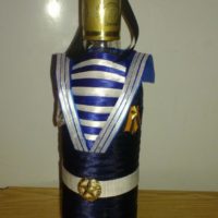Botol di jubah laut sebagai hadiah