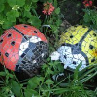 Ladybugs Mosaic Seramik