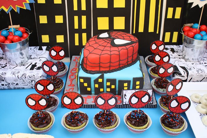 Декорация за рожден ден на бебе Spider-Man