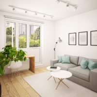 Navrhnout obývací pokoj byt série