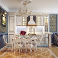 Obývací pokoj design s klasickými prvky