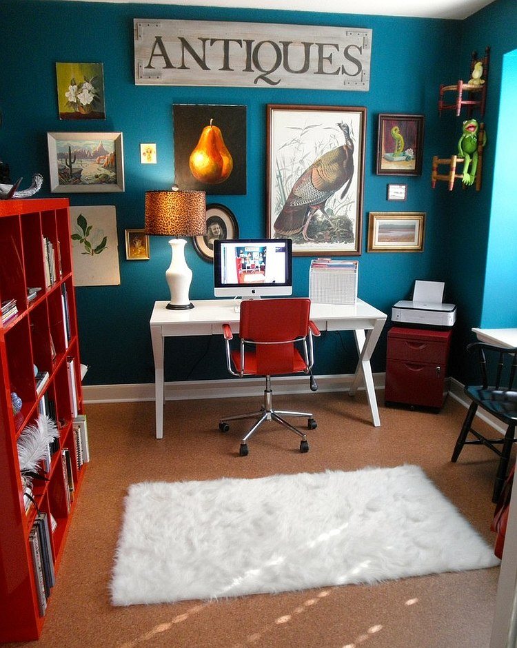 Nástěnné dekorace domácí kanceláře s obrázky s nápisy