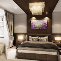Bruine tinten in slaapkamerdecoratie voor mannen