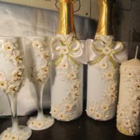 Moulding champagne perkahwinan