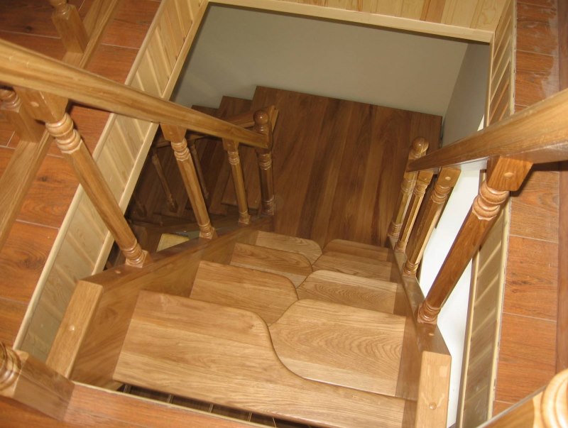 Fotografija kompaktne ljestve za izgradnju guske stepenice