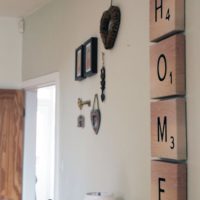 DIY-letters op houten planken