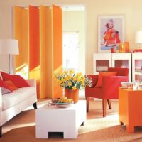 Uw woonkamer oranje maken