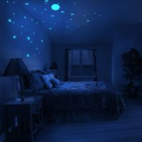 تزيين غرفة النوم الخاصة بك مع إضاءة الفضاء