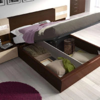 Sistem penyimpanan untuk katil di bawah katil