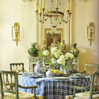 Hiasan meja di dapur dalam gaya Provence