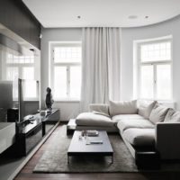 Woonkeuken in minimalistische stijl