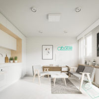 Culoare albă în designul interior al unei bucătării moderne