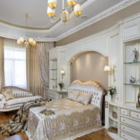 Spavaća soba s klasičnim elementima u njemačkoj kući