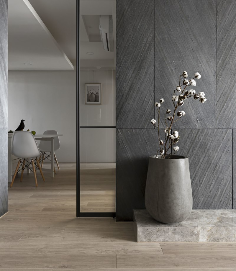 Reka bentuk dalaman rumah moden dalam gaya minimalism