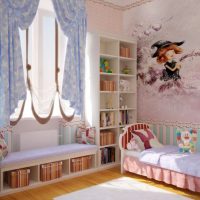 Provanso stiliaus vaikų kambarys
