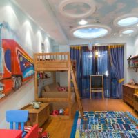 Vaikų kambario dizainas moderniu stiliumi