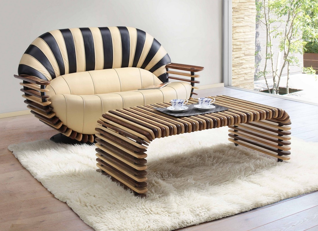 أريكة مصمم لتزيين ديكور المنزل