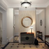 Abundența oglinzilor din holul unei case private