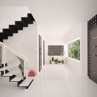 Бяла зала в стил минимализъм