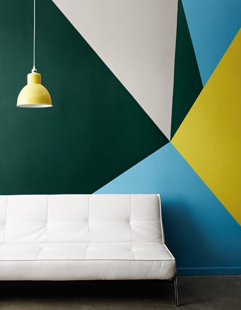 DIY obývací pokoj dekorace na zeď
