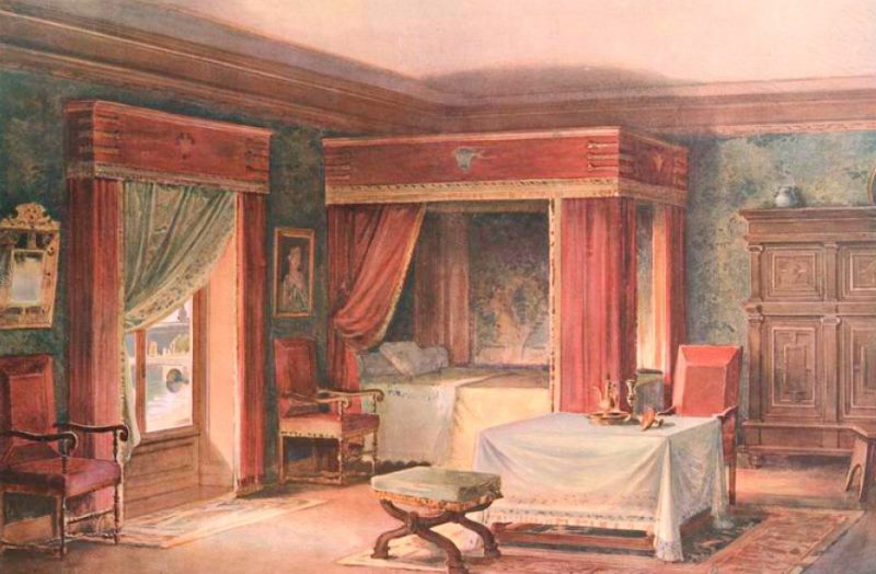 Guļamistabas dizains viduslaikos