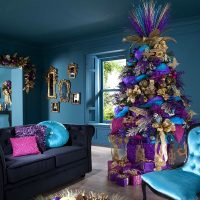 Dekoracija sobe u orijentalnom stilu za Novu godinu