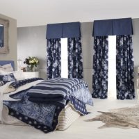 Blauwe kleur in slaapkamerdecoratie
