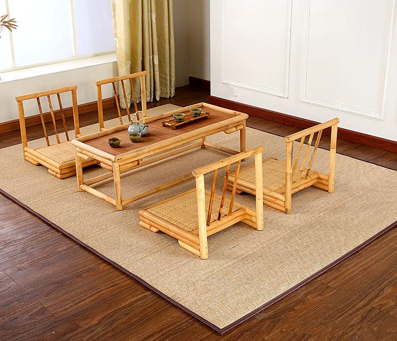 Japonský bambusový koberec