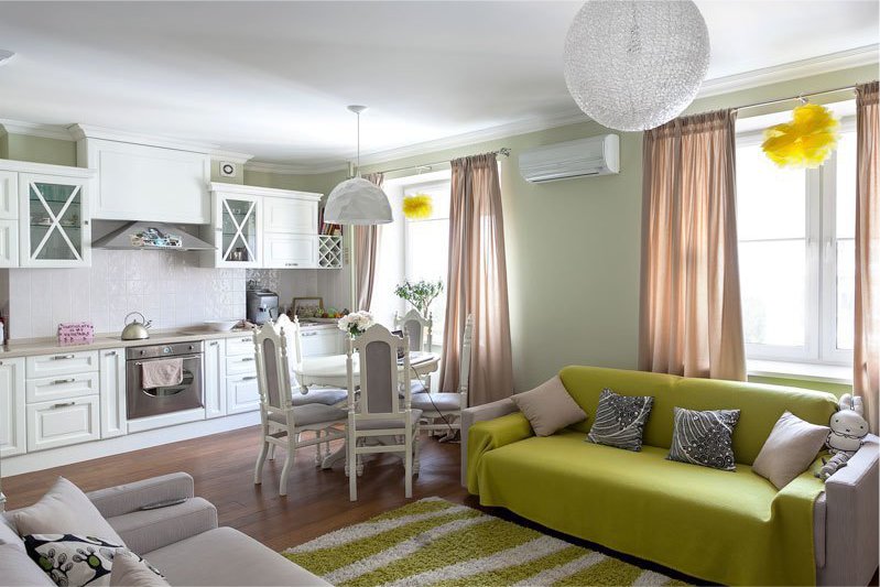 Interiér obývacího pokoje v klasickém stylu