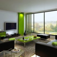 Design living cu geam panoramic