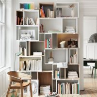 Eenvoudige modulaire boekenplanken