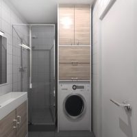 Lofto stiliaus vonios kambario interjeras