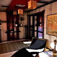 Design de cameră în stil oriental