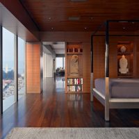 Čínský minimalistický design ložnice