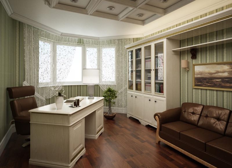 Klasický design domácí kanceláře