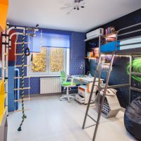 prostorový design interiéru dětského pokoje