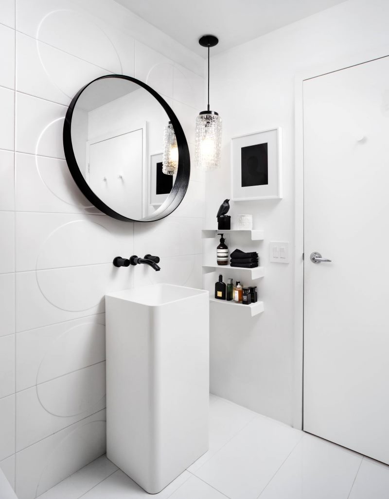Minimalistički dekor kupaonice