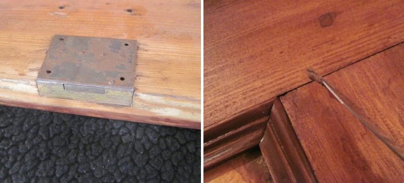 Restaurarea elementelor individuale ale unui dulap din lemn