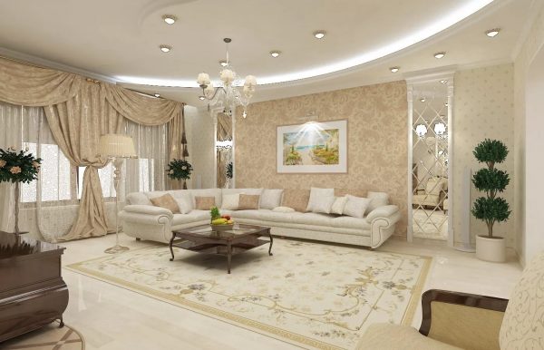 Obývací pokoj v klasickém stylu nikdy neztratí svůj význam a v roce 2019 je klasika jednou z nejpoužívanějších destinací.