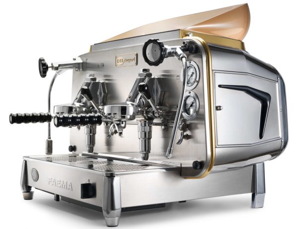 Mesin kopi pertama yang dikuasai oleh elektrik dicipta dan dipatenkan pada tahun 1961 oleh Faema.